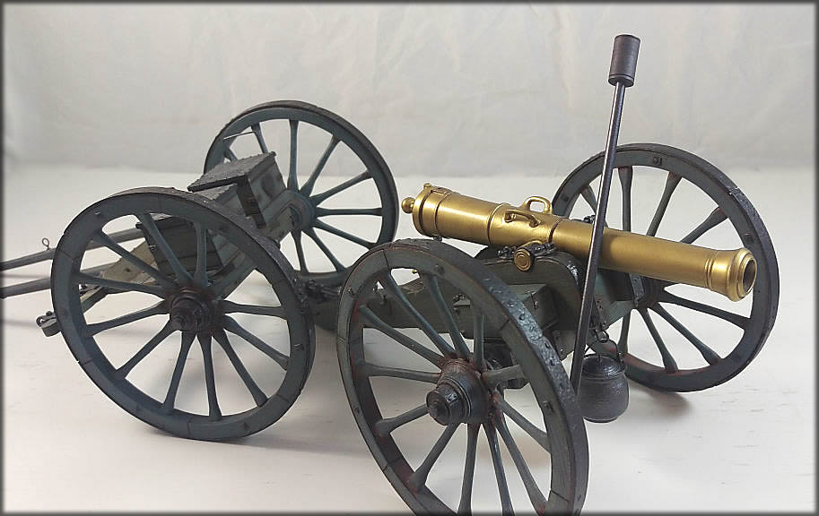 British Napoleonic 9 Pounder Gun & Limber